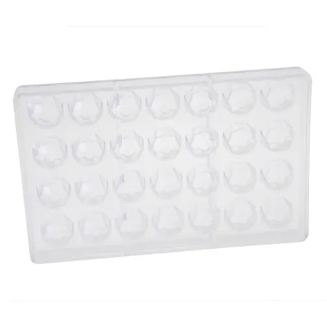 Praline Mould copy - Copy.webp Hexagonal Diamond Praline Mould; 10g; 28 pieces